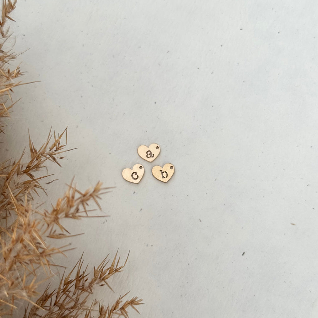 Heart Letter Charm