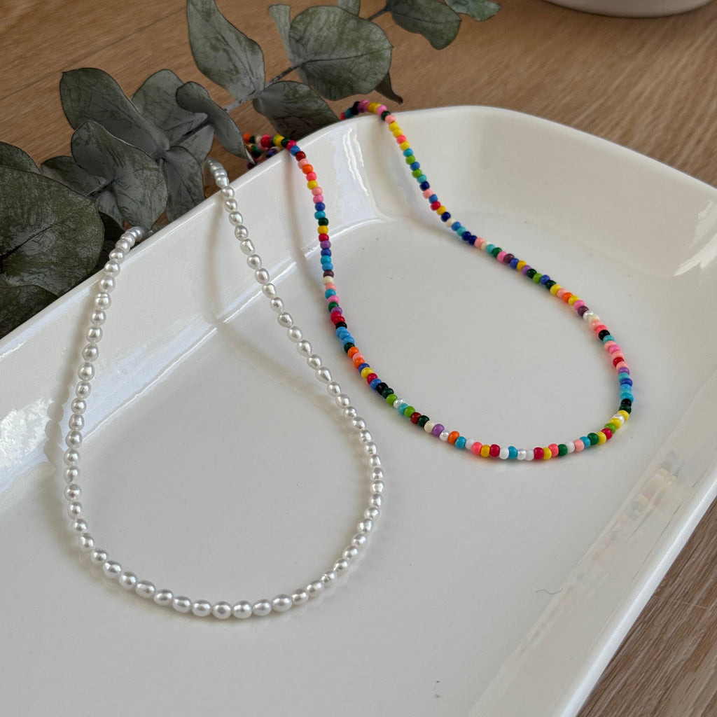 Pearl Beaded Necklace