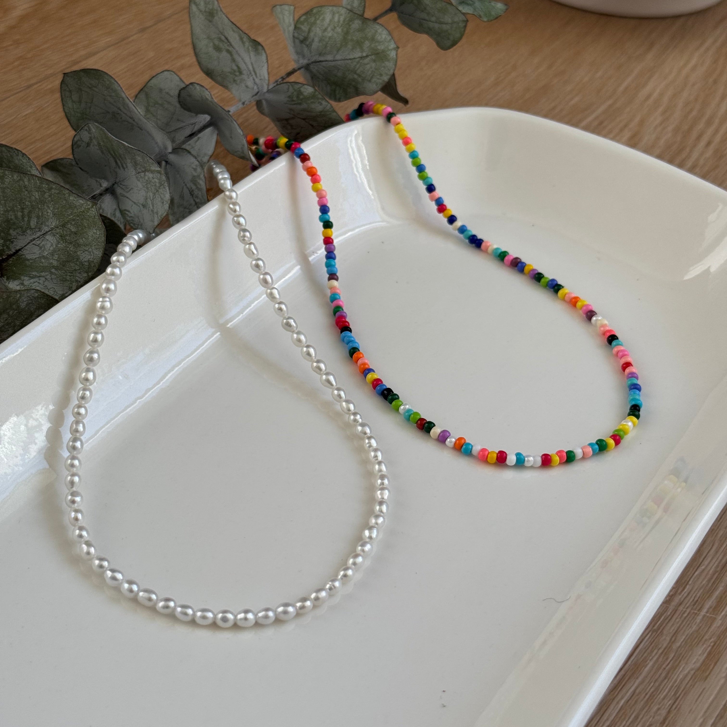 Pearl Beaded Necklace